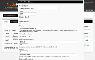 Nodeping screenshot 2