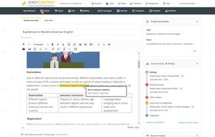 Rich-text editor