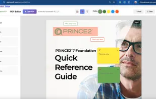 You can edit, take notes, highlight certain parts of your PDFs easily.