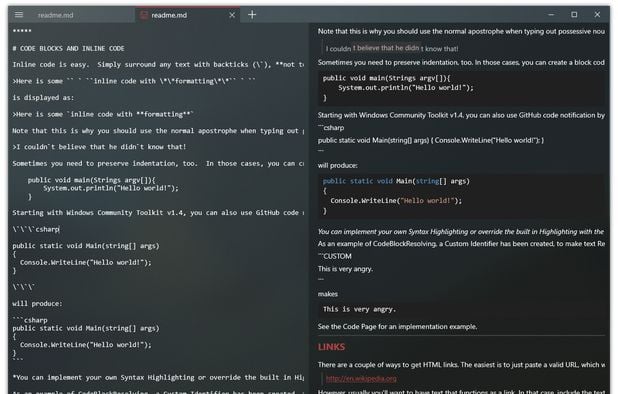 Notepads: Modern, simple yet powerful text editor for Windows 10 ...