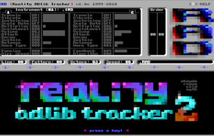 Reality ADlib tracker screenshot 1