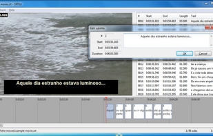 SRTEd screenshot 1