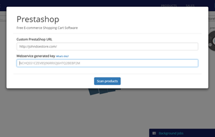 Enter the details you neet do connect your platform