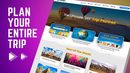 Plan you entire trip from start to finish. Browse amazing places for inspiration and ideas.