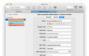 Sequel Pro screenshot 1