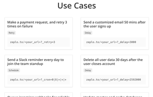 Add URL parameters or headers to the request to control retry and scheduling behavior.
