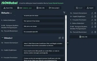 JSONBabel screenshot 3