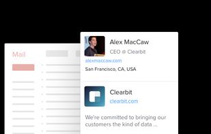 See contextual data when someone emails you