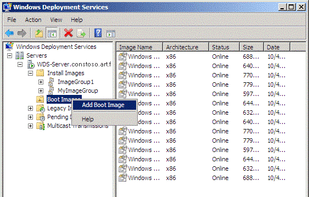Windows Deployment Services screenshot 1