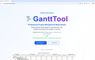 GanttTool screenshot 1