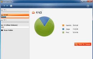 Disk Space Fan screenshot 1