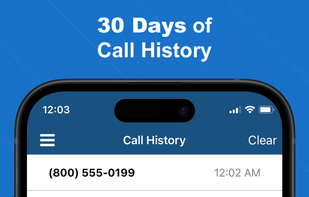 30 Days of Call History