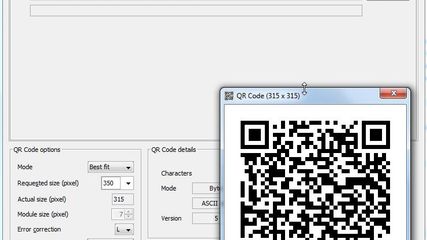 Portable QR-Code Generator screenshot 1
