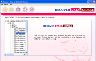 Recover Data for Oracle Database screenshot 1