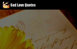 Sad Love Quotes