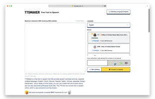 ttsmaker homepage