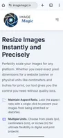 Resize images