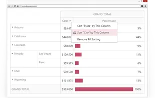 DevExtreme screenshot 1