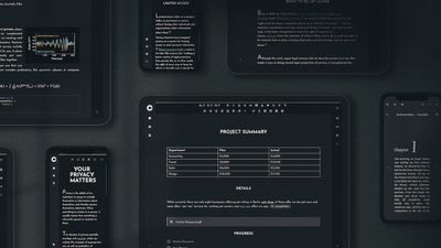 Cryptee Document Editor / Dark Mode