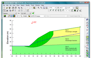 SLOPE/W screenshot 1