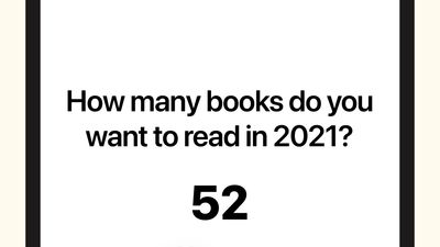 This is first screen a new users sees after downloading and opening the app. Choosing the number of books a user wishes to read during the current years is important as this impacts the Yearly Goal. After setting their yearly goal, the user is asked when during the day are they more inclined to read ( this will help us tailor notifications based on their reading behavior and encourage them to form and maintain a reading habit based on their convenience).