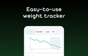 Easy-to-use weight tracker