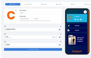 Bio Page helps you share all your important links in one simple, customizable page. Perfect for social media profiles, creators, influencers, and businesses who want to connect their audience to multiple destinations with a single link.