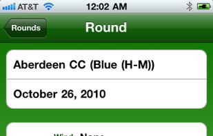Scorecard Golf screenshot 1