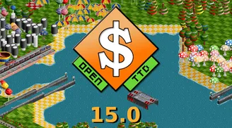 OpenTTD 15.0 brings infinite water maps, bridges over stations, waypoints, and UI updates image