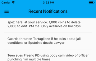 Alerts for Reddit screenshot 1