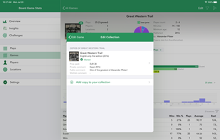 Board Game Stats screenshot 1