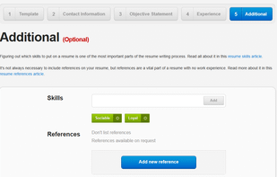 SimpleResume screenshot 1