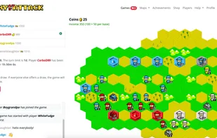 Four player game in progress.