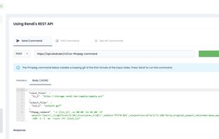 Rendi API Dashboard