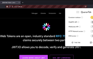 QuaranTab screenshot 1