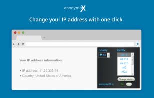 anonymoX screenshot 2