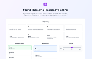 Sound Therapy & Frequency Healing