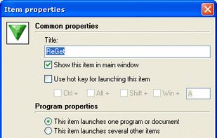 Program Properties - Tune Up Shortcuts As You Need