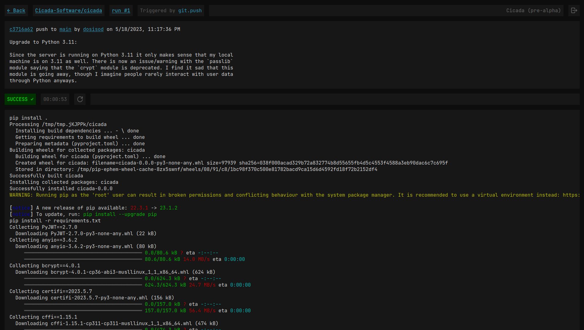 Cicada.sh: A FOSS, cross-platform version of GitHub Actions and Gitlab ...