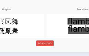 Click on the Translate button and download the translated image in your device