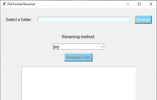 File Format Renamer screenshot 1