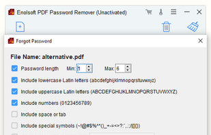 Enolsoft PDF Password Remover screenshot 1