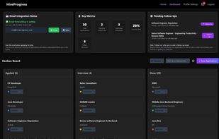 HireProgress - Track Job Applications & Follow-ups