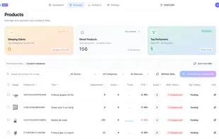 Merchant center product feed optimization