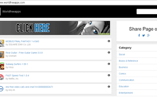 Worldfreeapps.com Screenshot