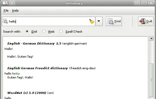 Xfce4 Dictionary screenshot 1