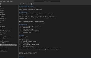 Main app window - Dark mode