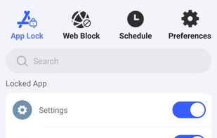 Cisdem AppCrypt for Android - the App Lock tab