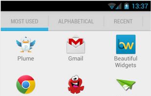 Quad drawer screenshot 1