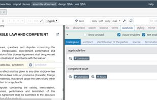 ClauseBase screenshot 2